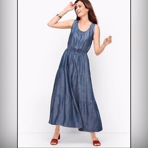 EUC Talbots Tiered Dress Beautiful Preloved Condition Size 2